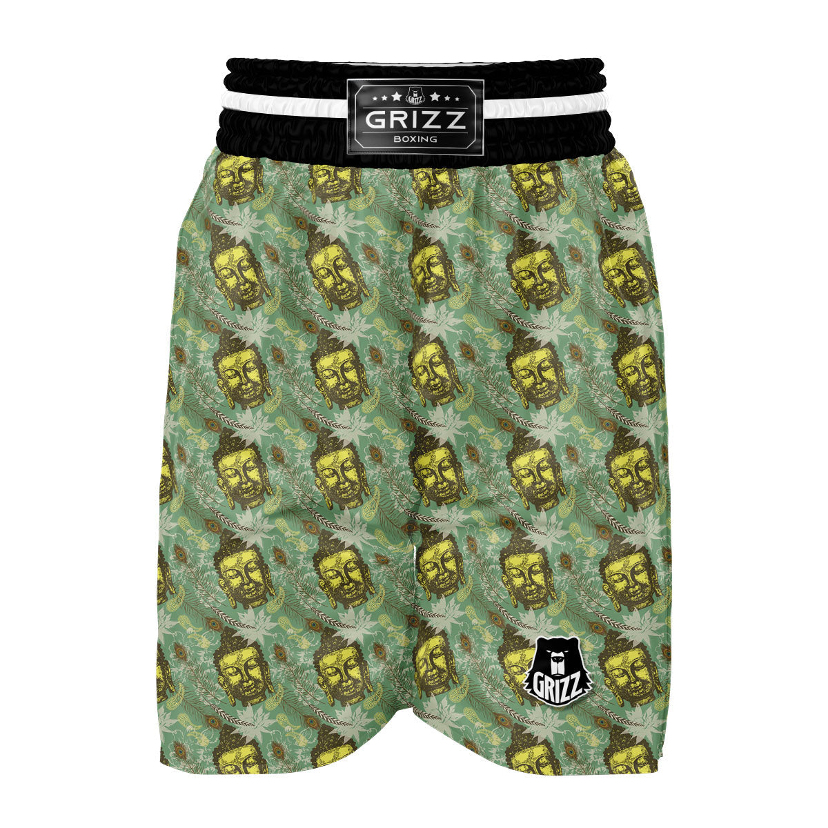 Tropical Buddha Boxing Shorts-grizzshop