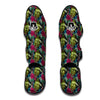 Tropical Buddha Pattern Print Muay Thai Shin Guards-grizzshop