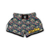 Tropical Buddha Print Muay Thai Boxing Shorts-grizzshop