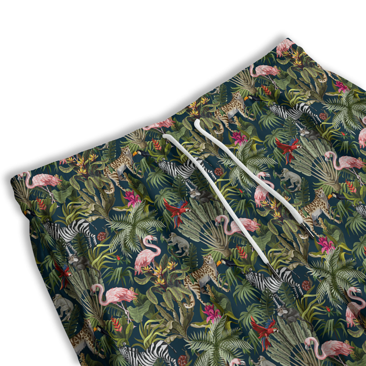 Tropical Cartoon Print Pattern Men's Athletic Shorts-grizzshop