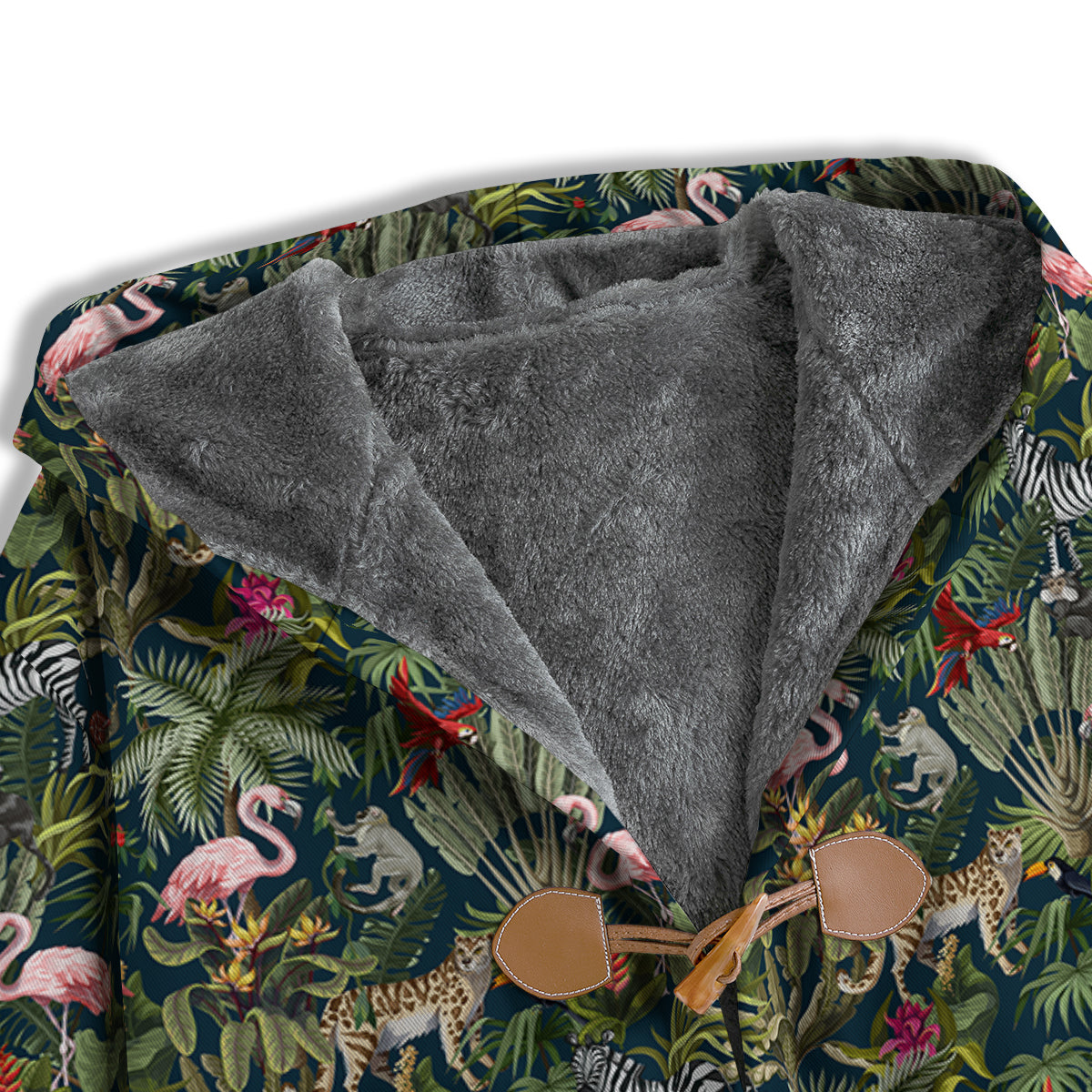 Tropical Cartoon Print Pattern Men's Windbreaker Jacket-grizzshop