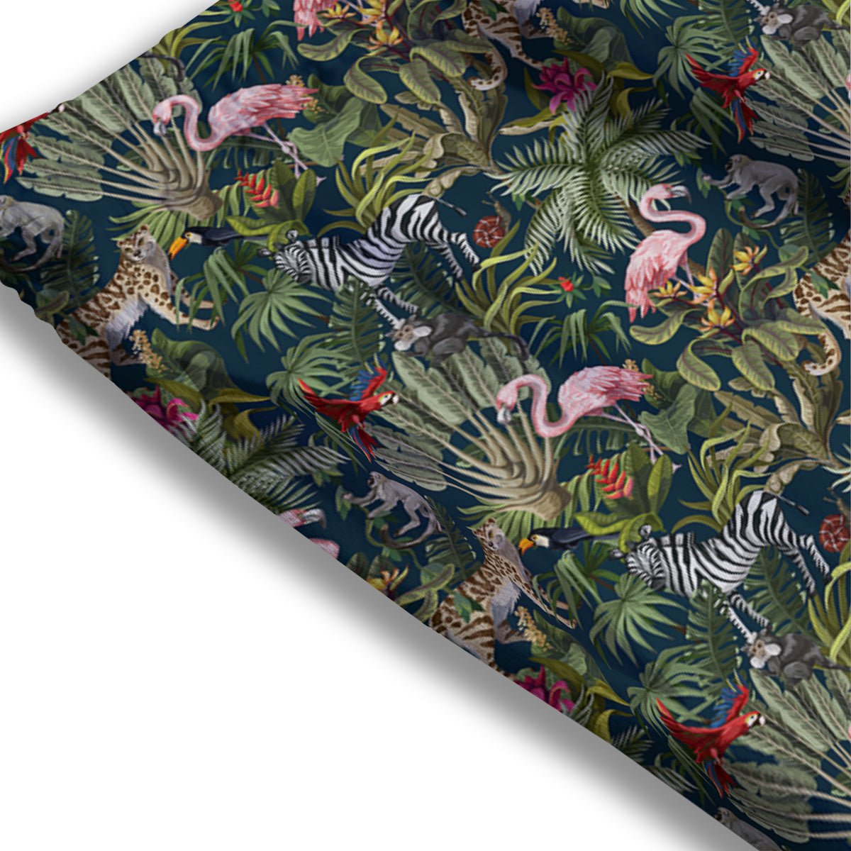 Tropical Cartoon Print Pattern Mesh Shorts-grizzshop