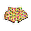 Tropical Coconut Flamingo Muay Thai Boxing Shorts-grizzshop