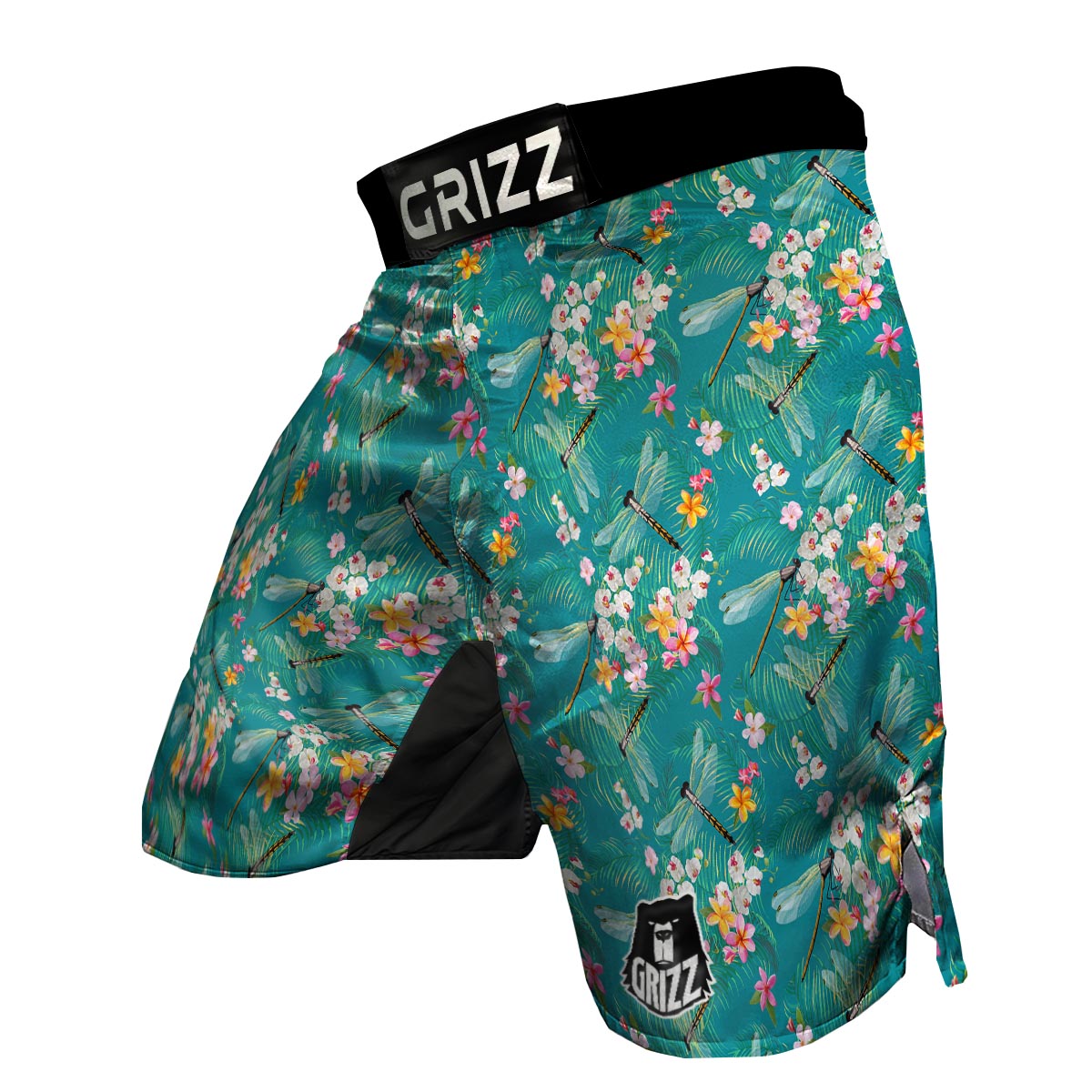 Tropical Dragonfly MMA Shorts-grizzshop