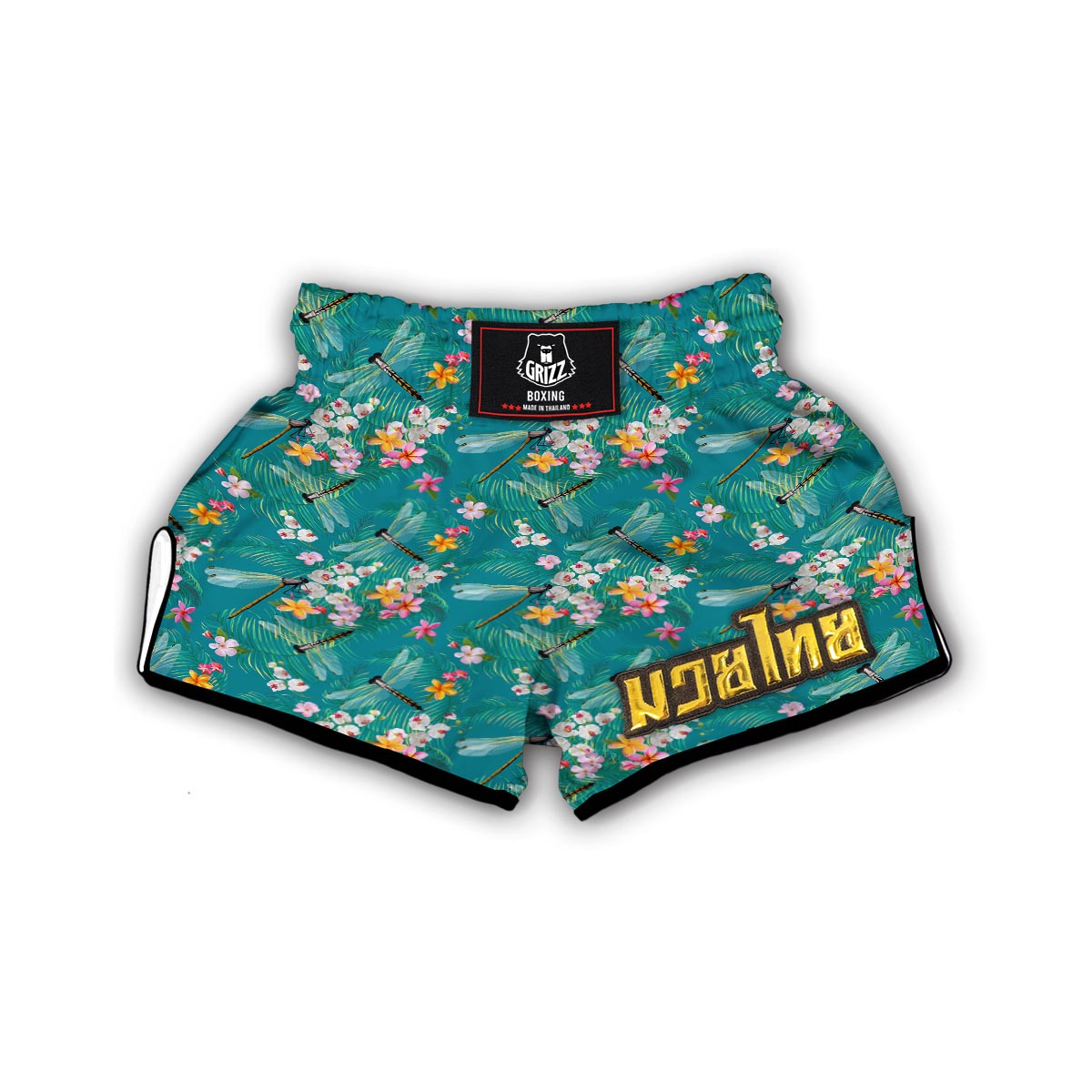 Tropical Dragonfly Muay Thai Boxing Shorts-grizzshop