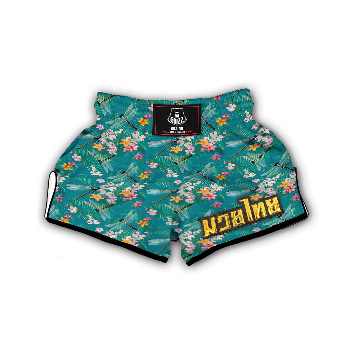 Tropical Dragonfly Muay Thai Boxing Shorts-grizzshop