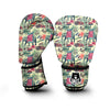 Tropical Elephant Print Boxing Gloves-grizzshop