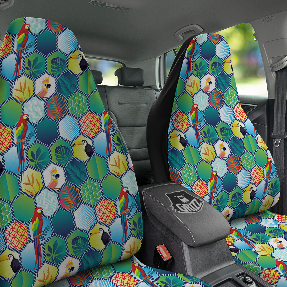 Tropical Exotic Hawaii Art Print Pattern Car Seat Covers-grizzshop