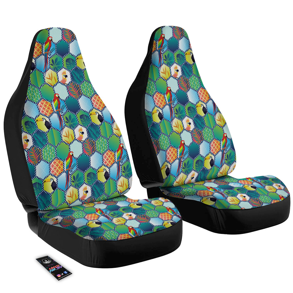 Tropical Exotic Hawaii Art Print Pattern Car Seat Covers-grizzshop