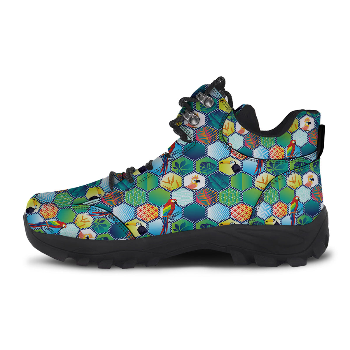 Tropical Exotic Hawaii Art Print Pattern Hiking Shoes-grizzshop