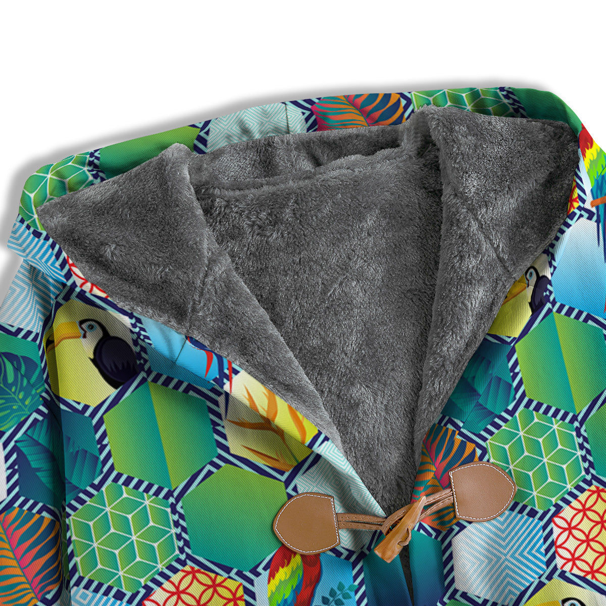 Tropical Exotic Hawaii Art Print Pattern Men's Windbreaker Jacket-grizzshop