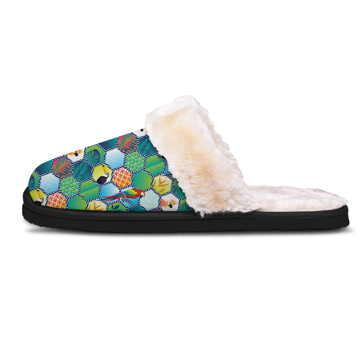 Tropical Exotic Hawaii Art Print Pattern Slippers-grizzshop
