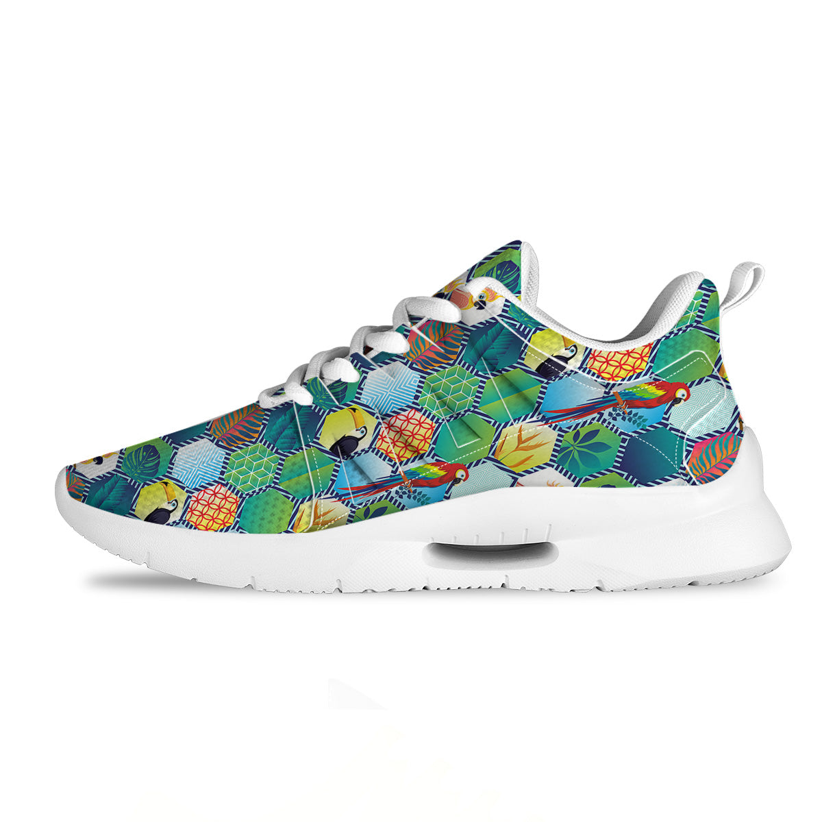 Tropical Exotic Hawaii Art Print Pattern Tennis Shoes-grizzshop