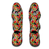 Tropical Exotic Hibiscus Bird Muay Thai Shin Guards-grizzshop