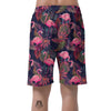 Tropical Flamingo Hawaiian Print Men's Shorts-grizzshop