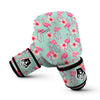 Tropical Flamingo Hibiscus Hawaiian Floral Pattern Print Boxing Gloves-grizzshop