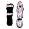 Tropical Flamingo Palm Leaf Muay Thai Shin Guards-grizzshop