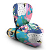 Tropical Flamingo Palm Leaves Hawaiian Pattern Print Boxing Gloves-grizzshop