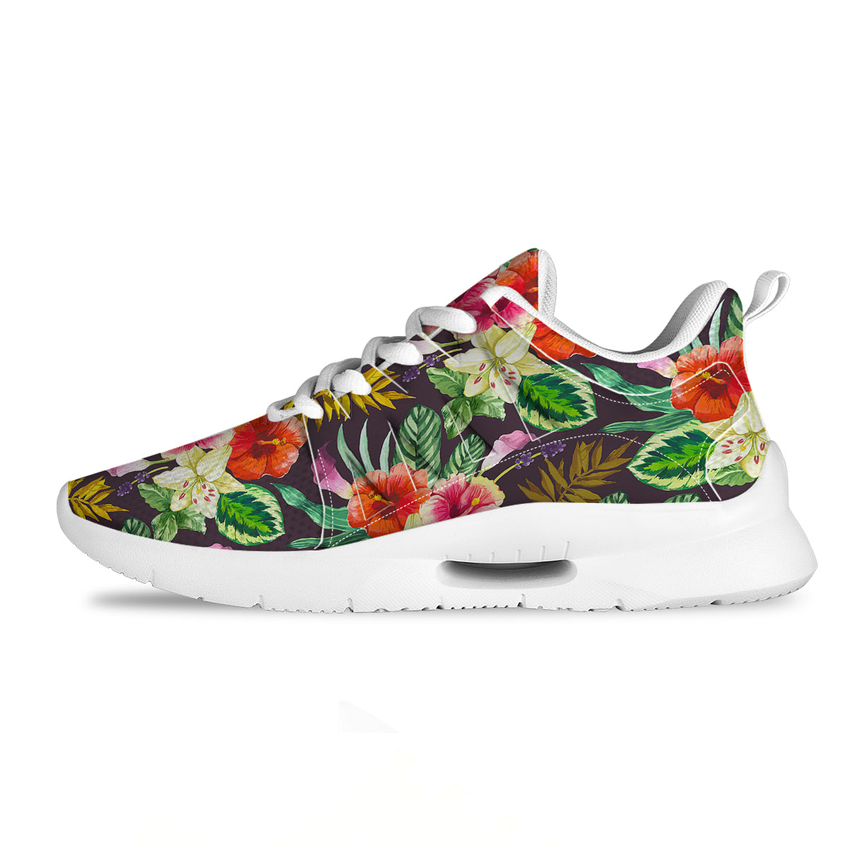 Tropical Hawaii Colorful Print Pattern Tennis Shoes-grizzshop