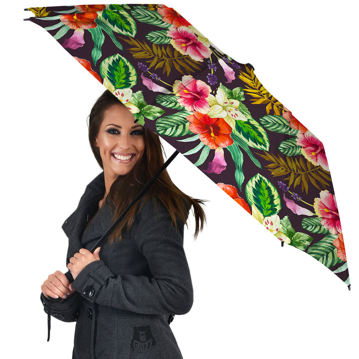 Tropical Hawaii Colorful Print Pattern Umbrella-grizzshop