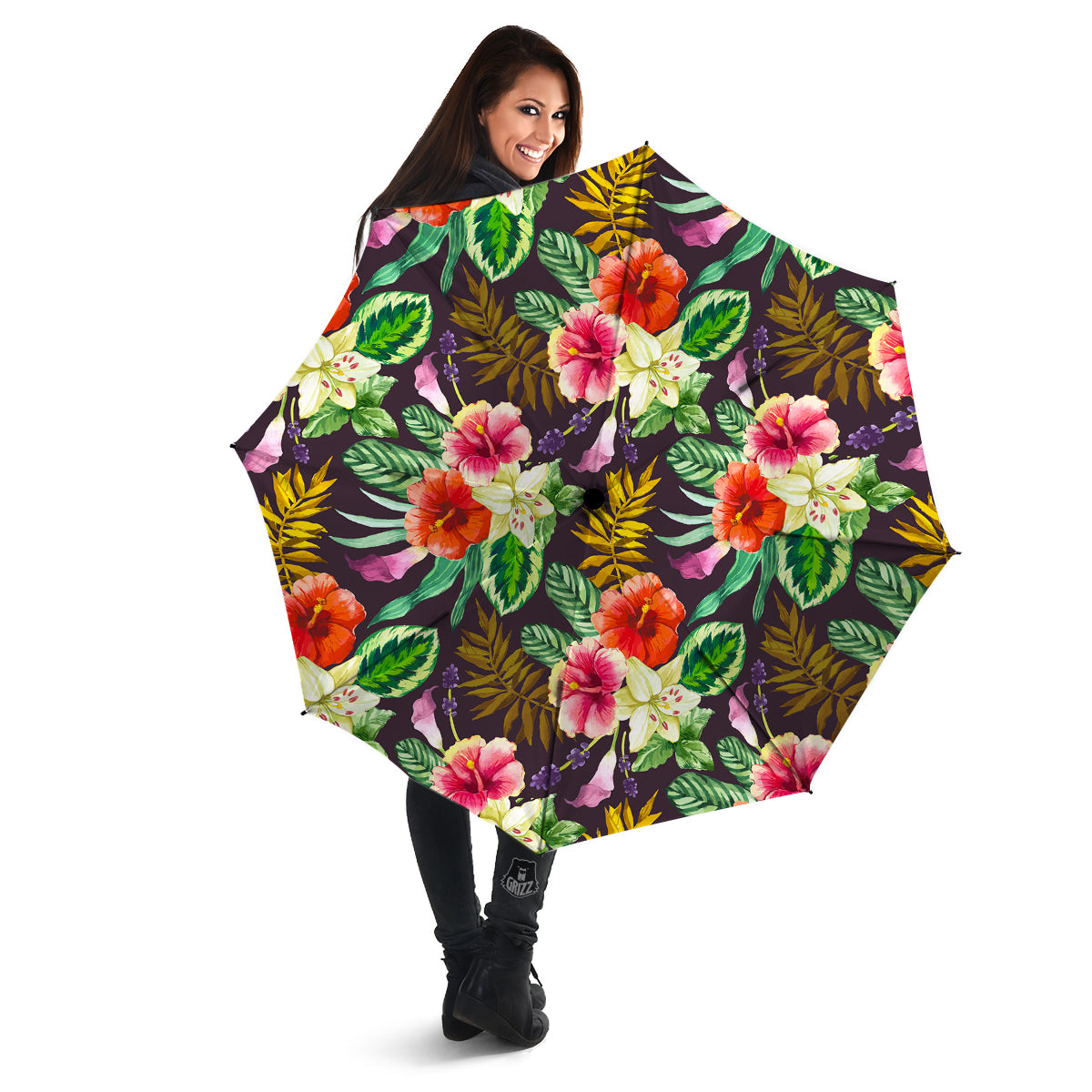 Tropical Hawaii Colorful Print Pattern Umbrella-grizzshop