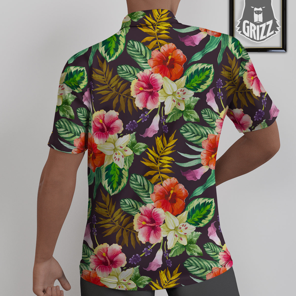 Tropical Hawaii Colorful Print Pattern Untucked Shirts-grizzshop