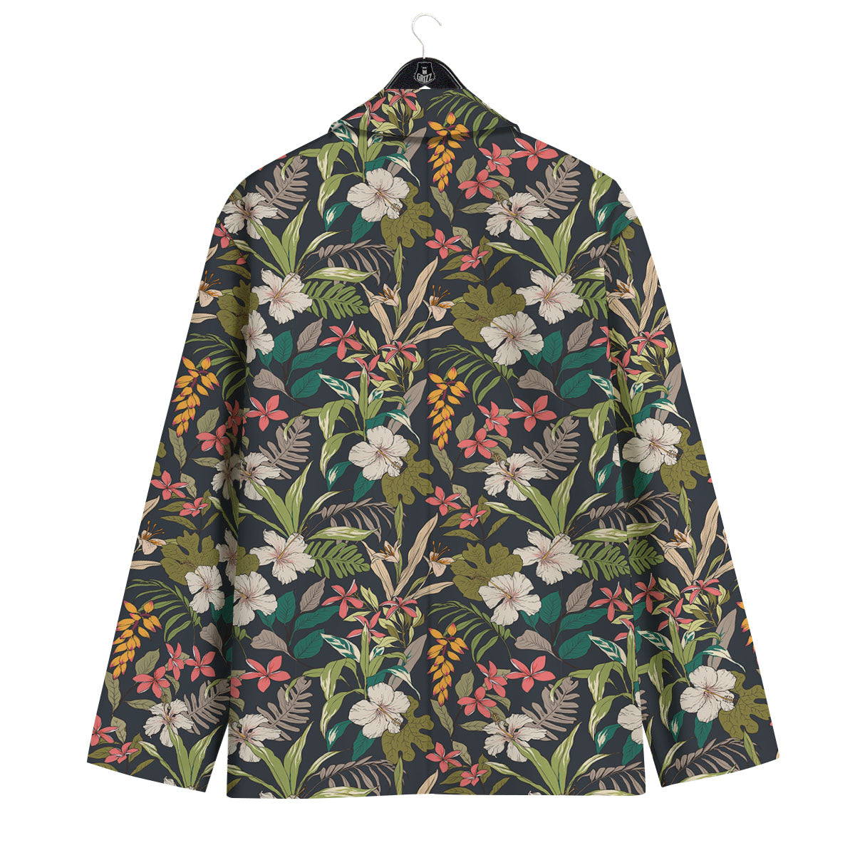 Tropical Hawaiian Aloha Print Pattern Men's Sport Coat-grizzshop