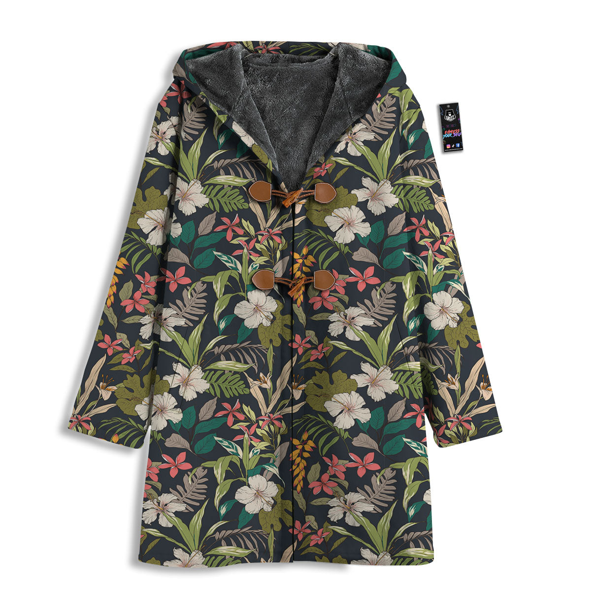 Tropical Hawaiian Aloha Print Pattern Men's Windbreaker Jacket-grizzshop