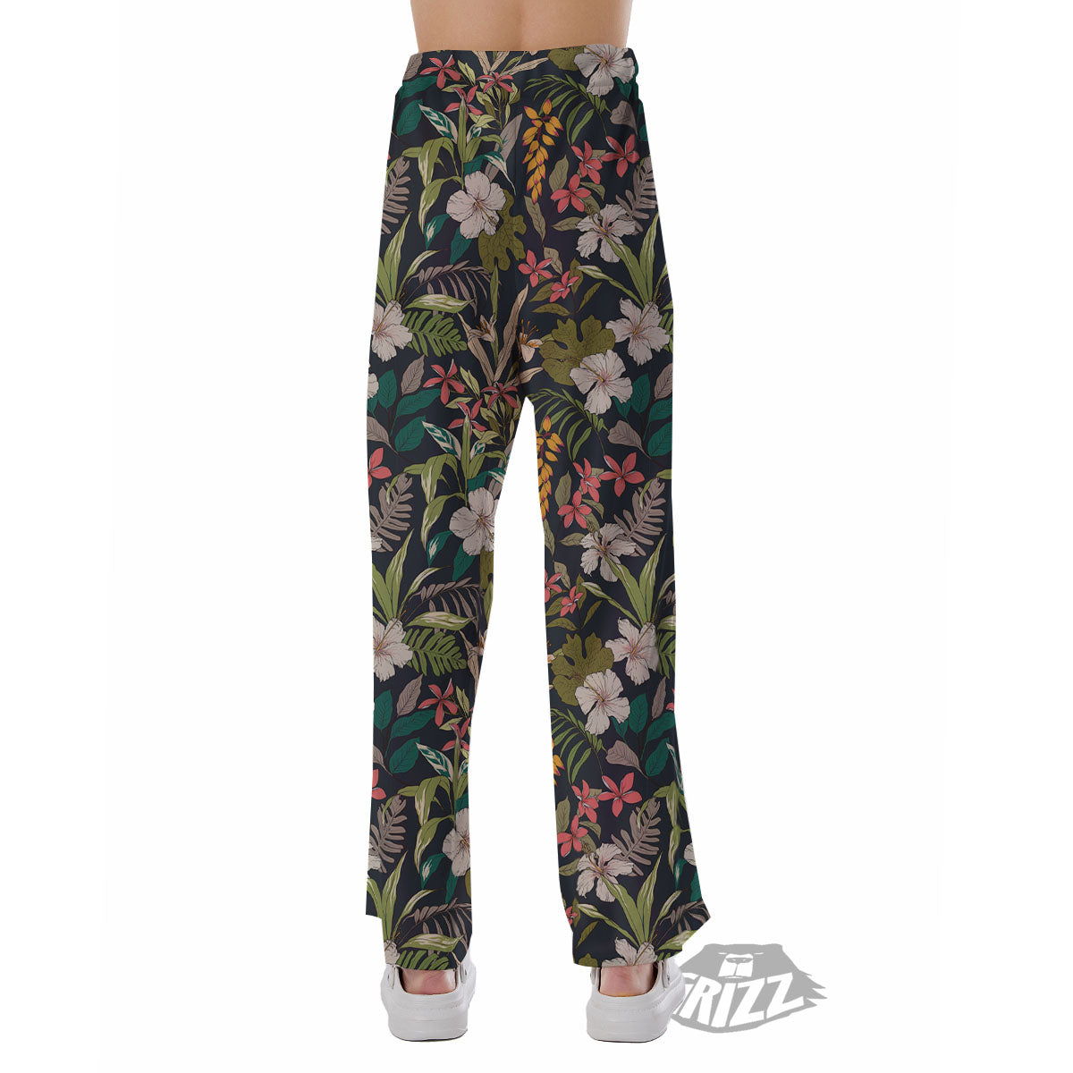 Tropical Hawaiian Aloha Print Pattern Pajama Pants-grizzshop