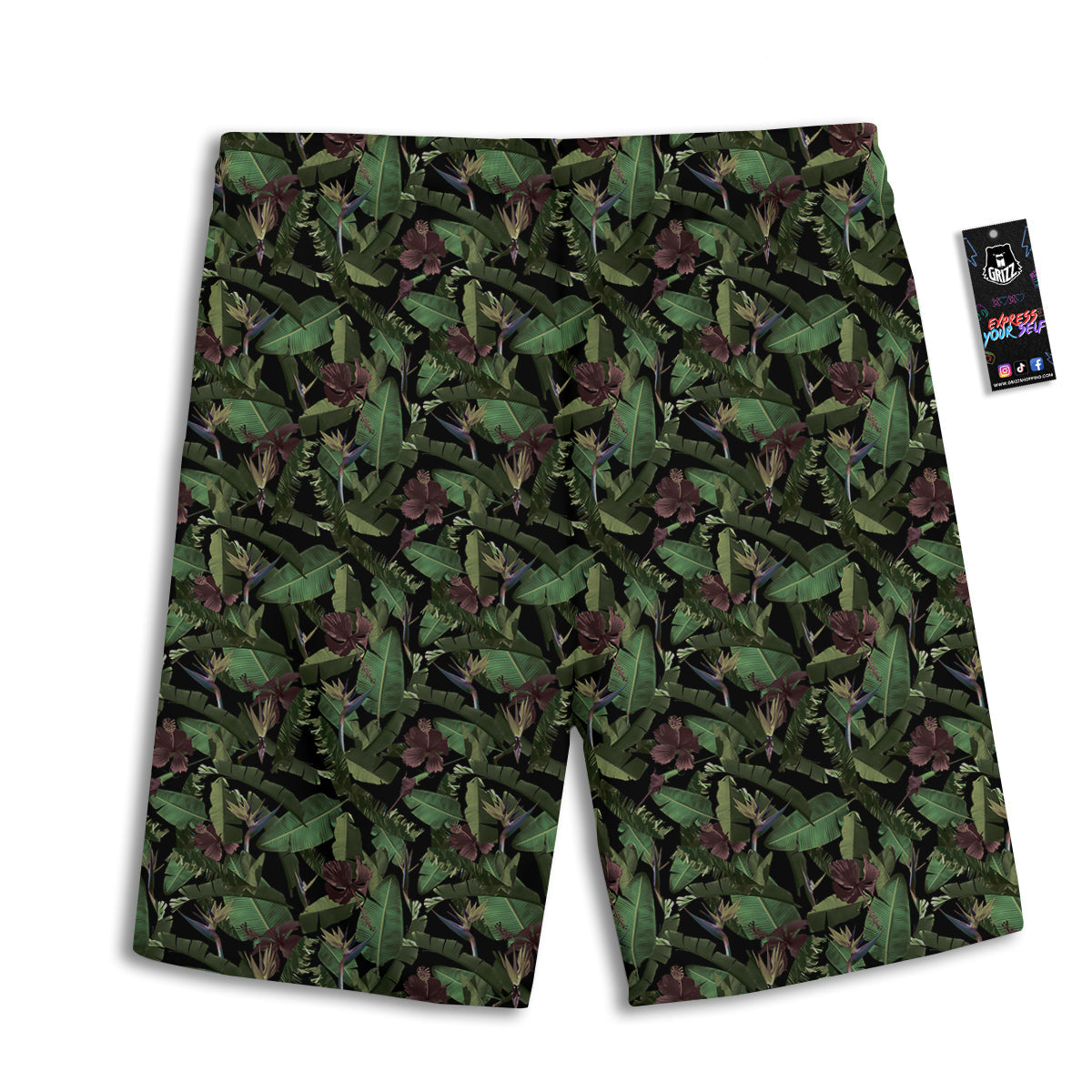 Tunnel Lights Teal And Pink Print Men's Athletic Shorts