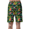 Tropical Hawaiian Floral Print Men's Shorts-grizzshop