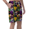 Tropical Hawaiian Skull Men's Shorts-grizzshop