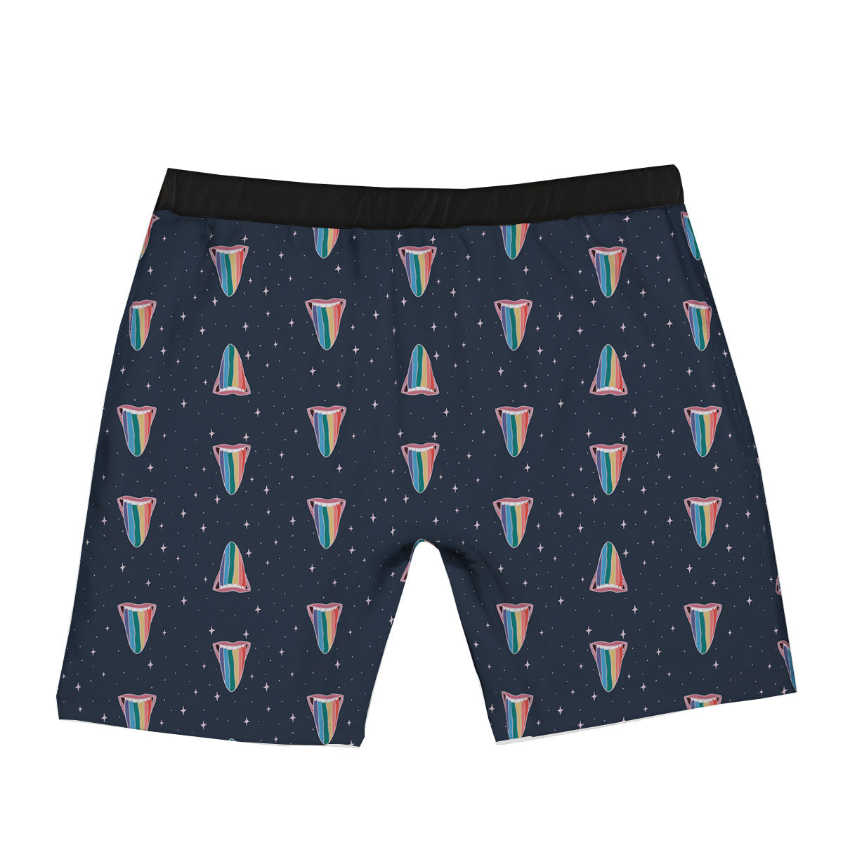 Tropical Hibiscus Blue Print Pattern Boxer Briefs-grizzshop