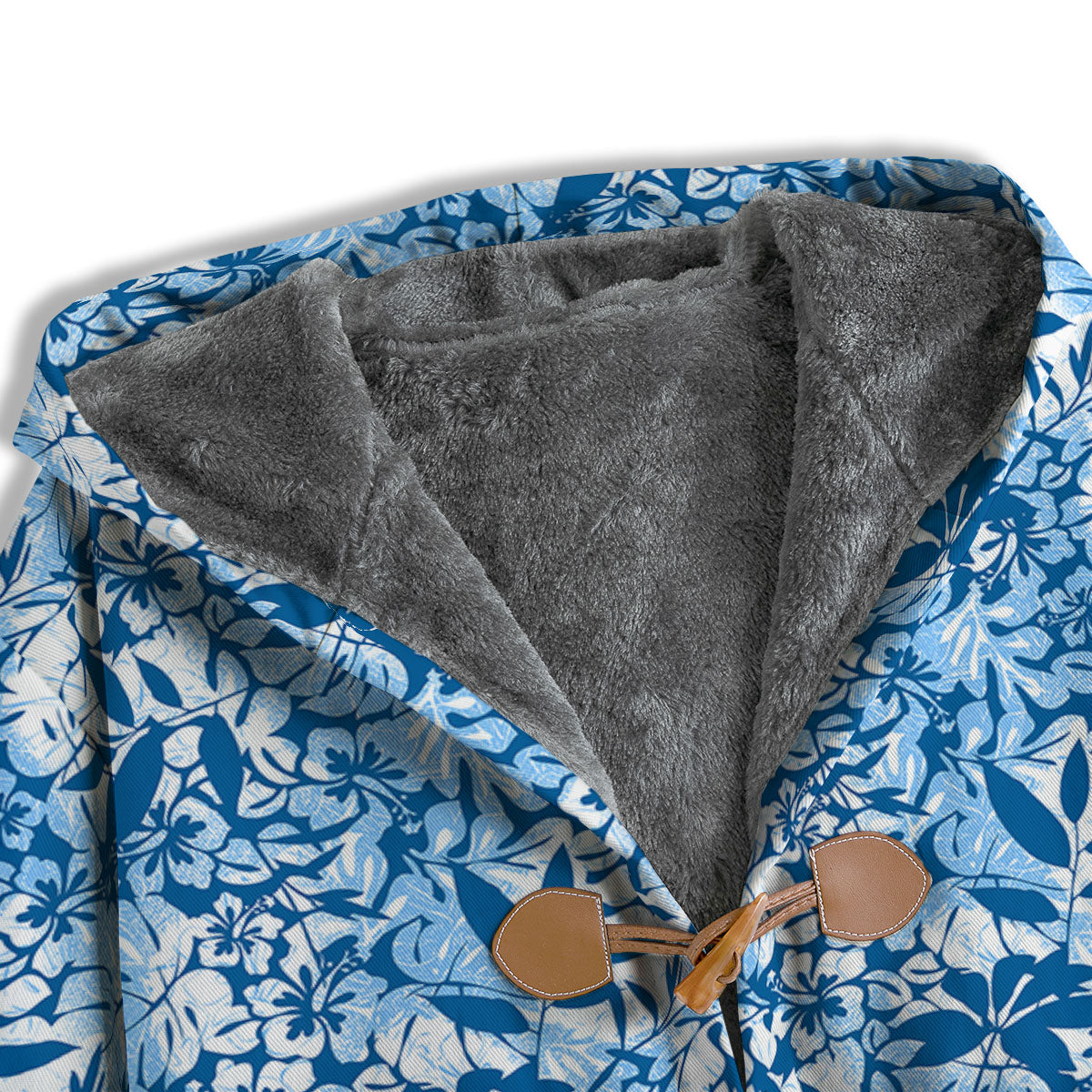 Tropical Hibiscus Blue Print Pattern Men's Windbreaker Jacket