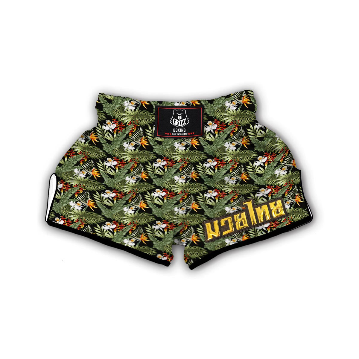 Tropical Jungle Muay Thai Boxing Shorts-grizzshop