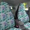 Tropical Leaf And Triangles Pastel Print Pattern Car Seat Covers-grizzshop