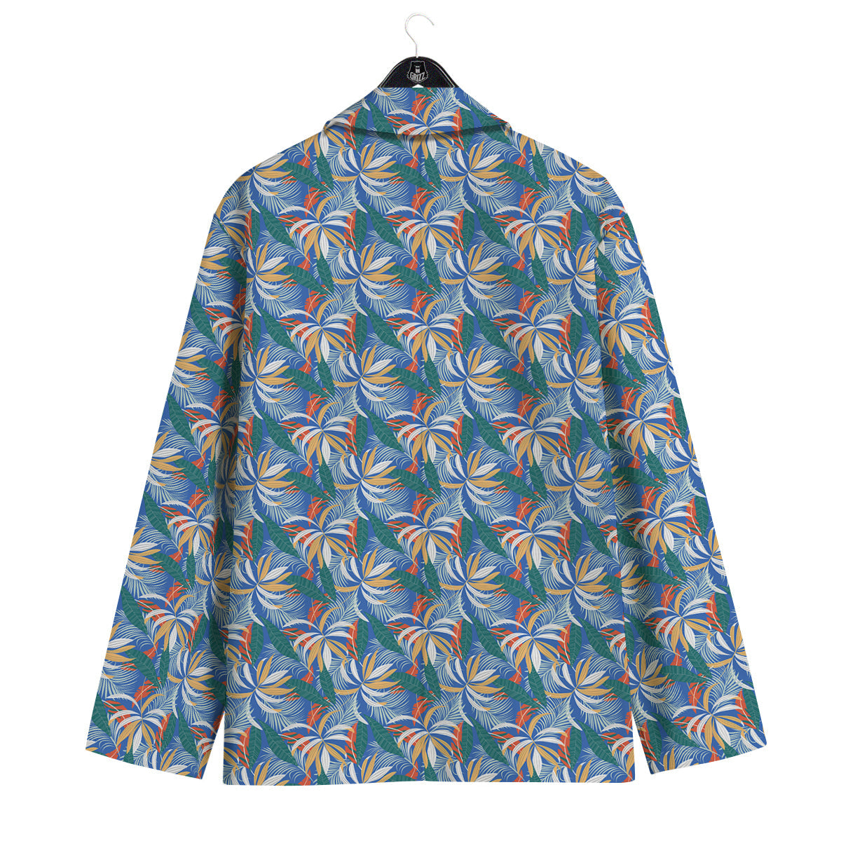Tropical Leaf Colorful Print Pattern Men's Sport Coat-grizzshop