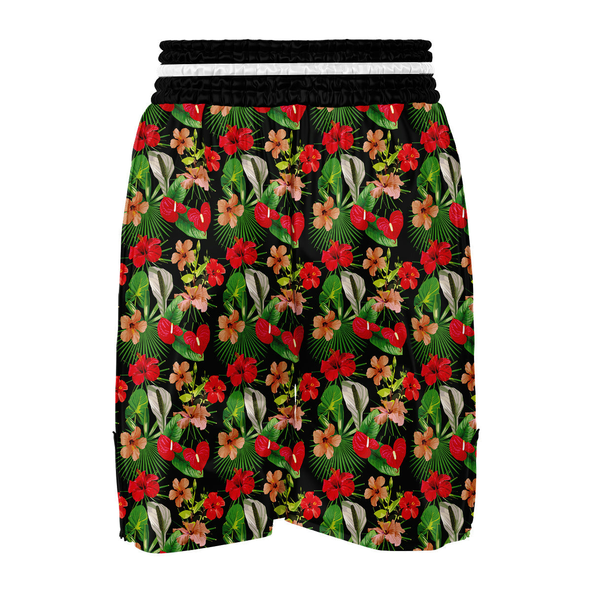 Tropical Leave Boxing Shorts-grizzshop