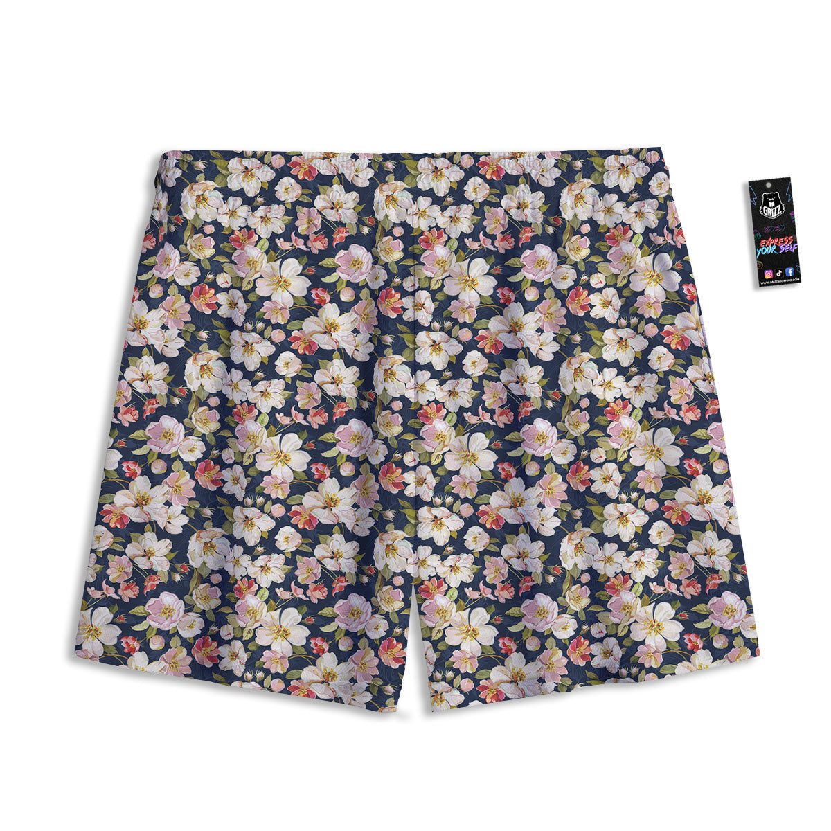 Tree Bamboo Green Print Pattern Mesh Shorts