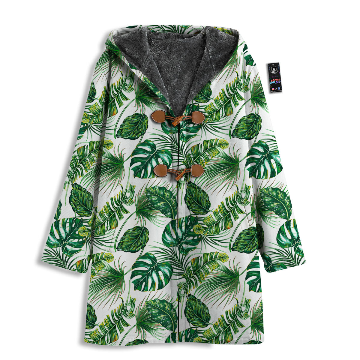 Tropical Palm Hawaiian Print Pattern Men's Windbreaker Jacket-grizzshop