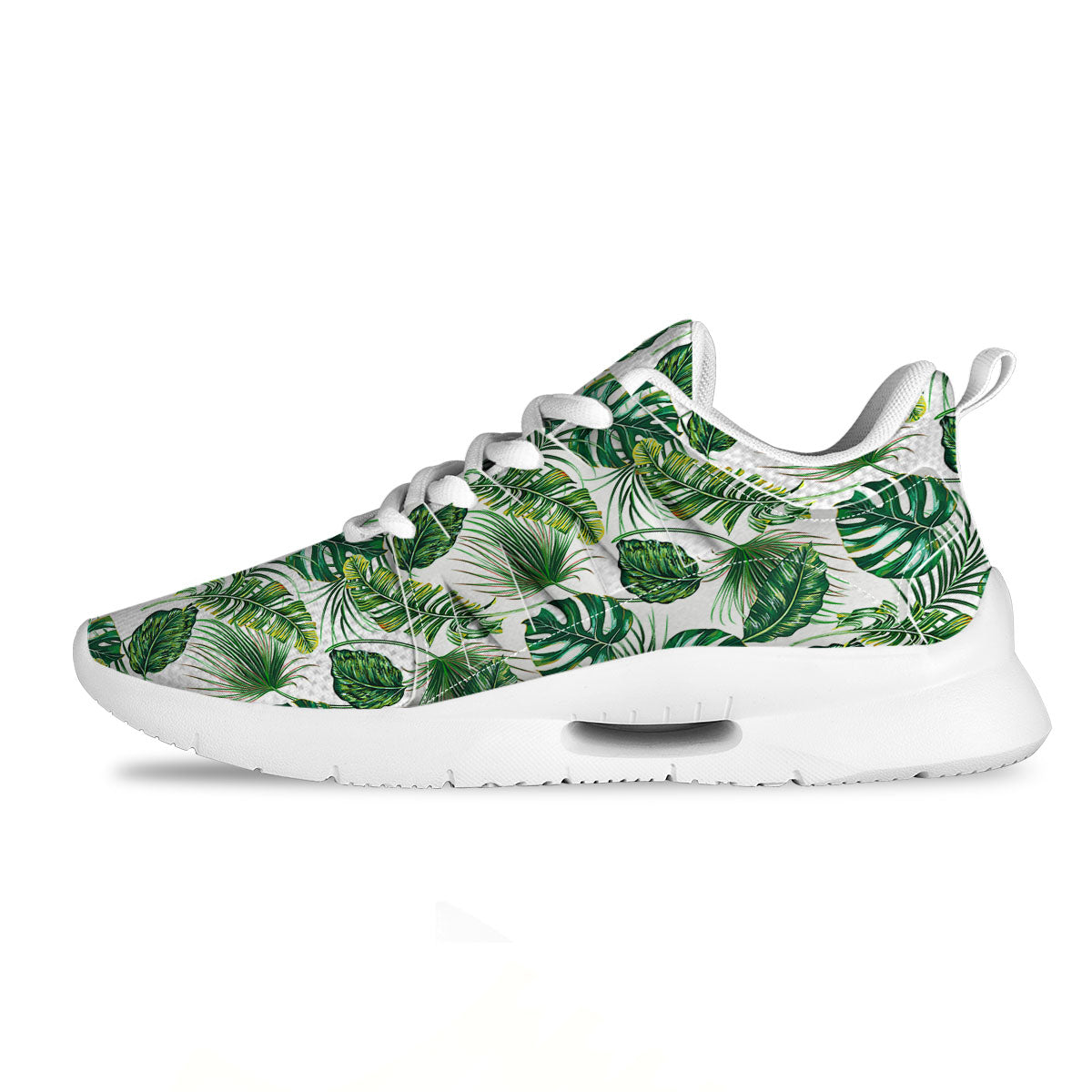 Tropical Palm Hawaiian Print Pattern Tennis Shoes-grizzshop