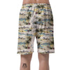 Tropical Palm Lead Island Print Men's Shorts-grizzshop