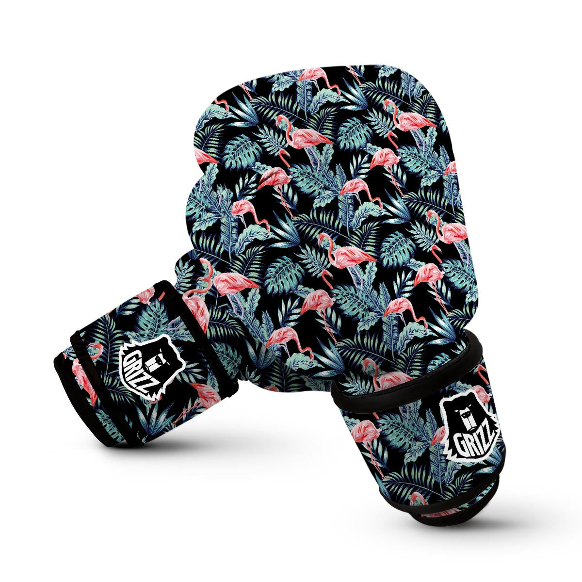 Tropical Palm Leave Boxing Gloves-grizzshop