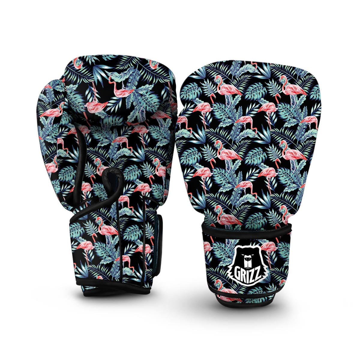 Tropical Palm Leave Boxing Gloves-grizzshop