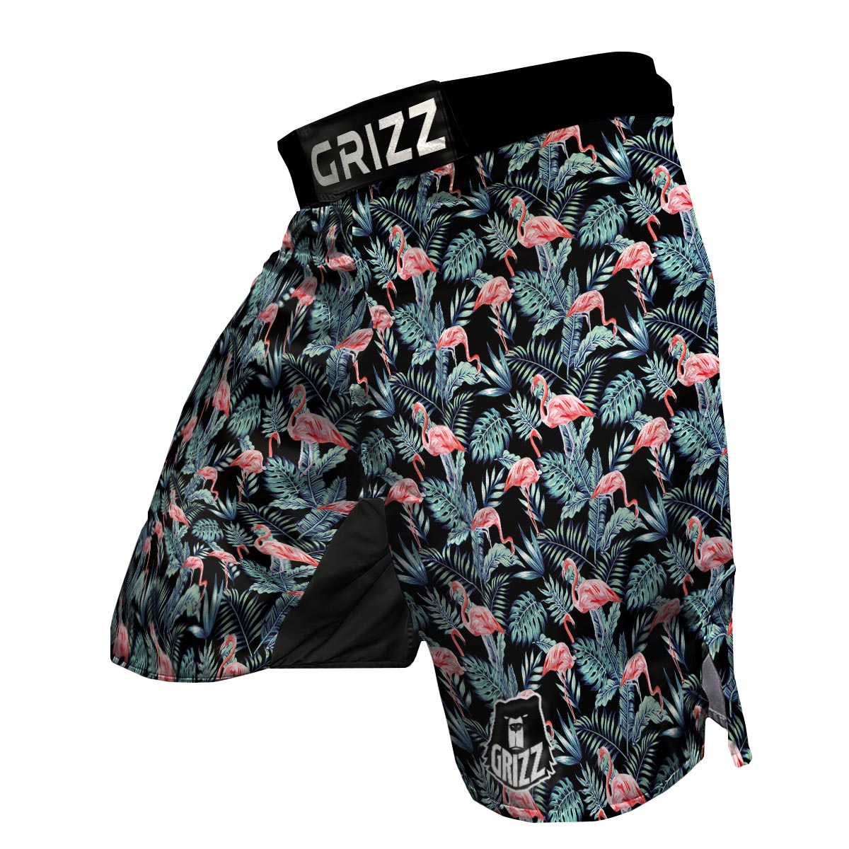 Tropical Palm Leave MMA Shorts-grizzshop