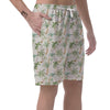 Tropical Palm Tree Hawaiian Print Men's Shorts-grizzshop