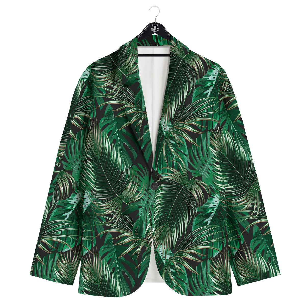 Tropical Palm Tree Print Pattern Men's Sport Coat-grizzshop