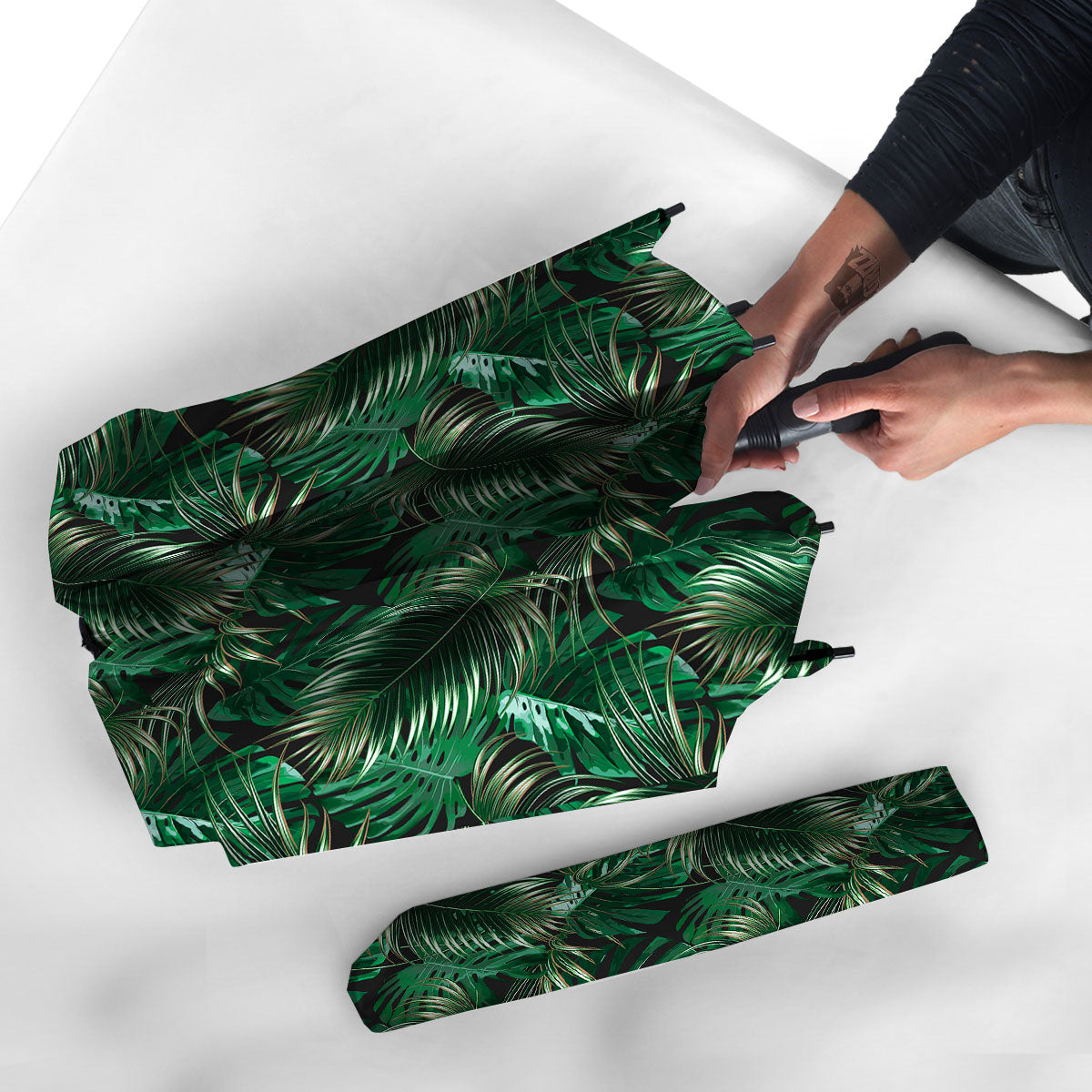 Tropical Palm Tree Print Pattern Umbrella-grizzshop
