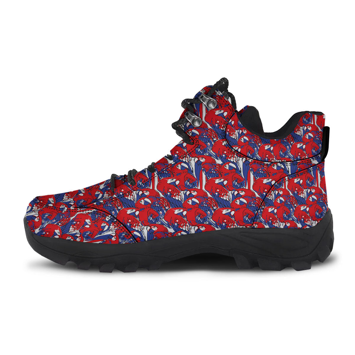 Tropical Parrot Print Pattern Hiking Shoes-grizzshop