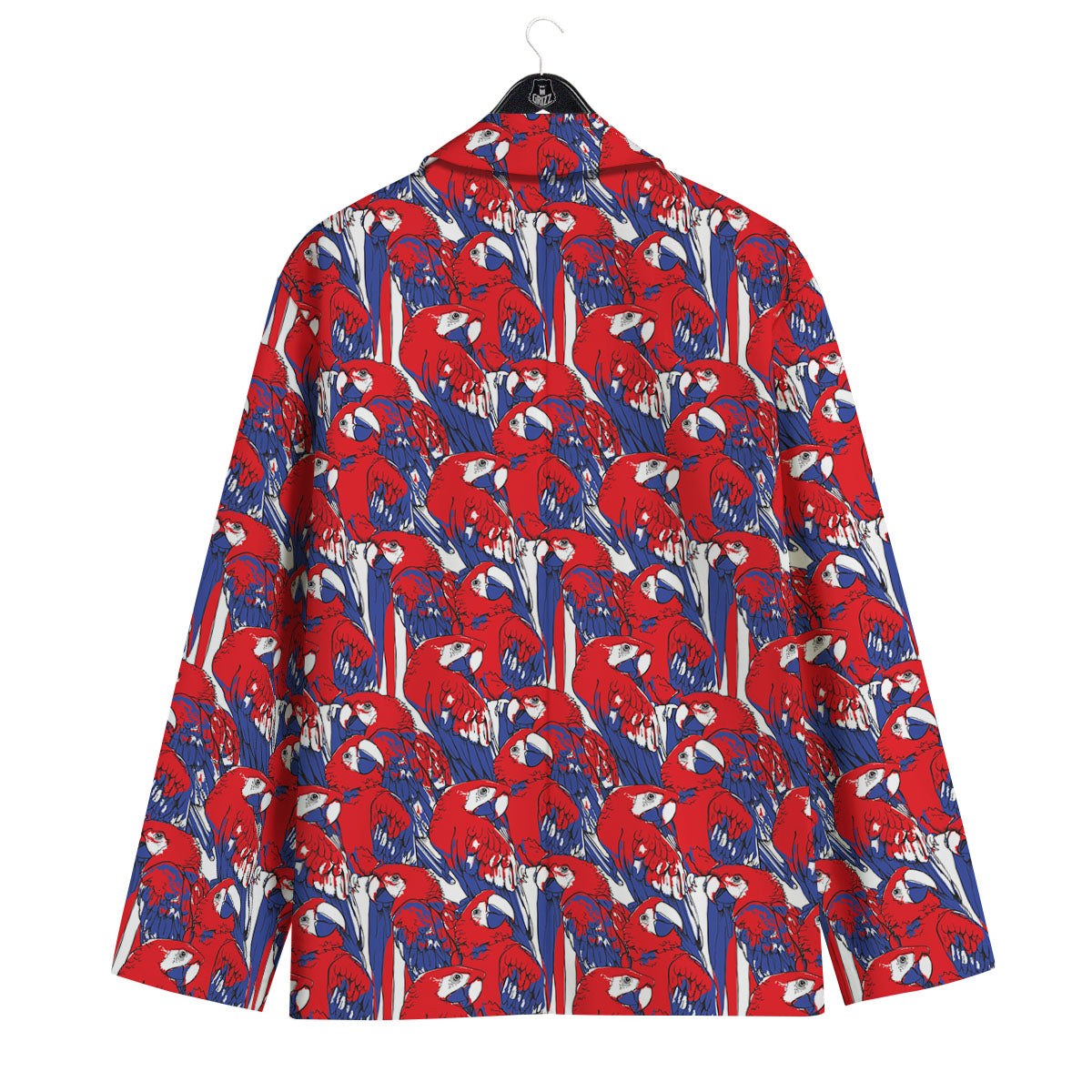 Tropical Parrot Print Pattern Men's Sport Coat-grizzshop